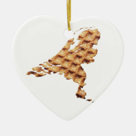 Niederlande Stroopwafel land Keramik Ornament