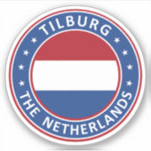 Niederlande, Tilburg Aufkleber (Vorderseite)