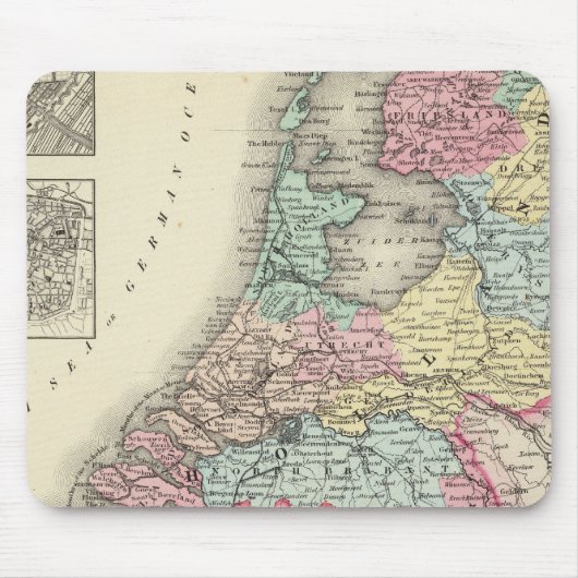 Niederlande und Belgien 2 Mousepad (Vorne)