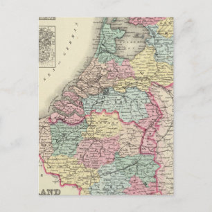 Niederlande und Belgien 2 Postkarte