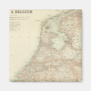 Niederlande und Belgien 3 Magnet