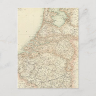 Niederlande und Belgien 3 Postkarte