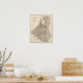 Niederlande und Belgien Poster (Küche)