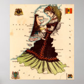 Niederlande und Belgien Poster (Vorne)