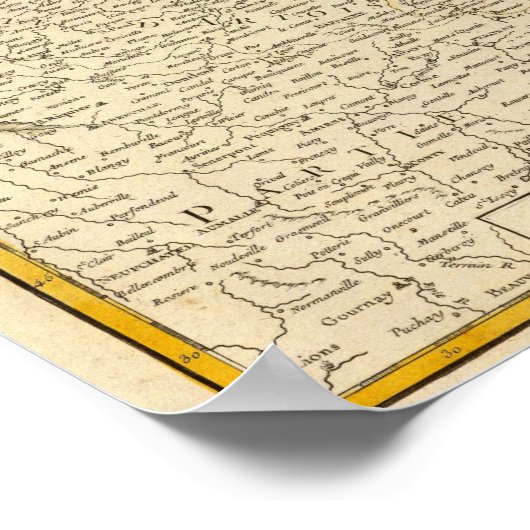 Niederlande und Belgien Poster (Ecke)