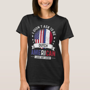 Niederlande - USA Flaggen Niederlande F T-Shirt