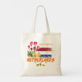 Niederlande Vintag Holland Flag und Niederländisch Tragetasche