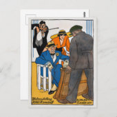 Niederlande Vintages Werbeplakat Laren 1917 Postkarte (Vorne/Hinten)