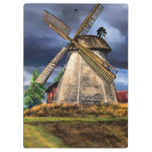 Niederlande Windmill Clipboard Klemmbrett (Rückseite)