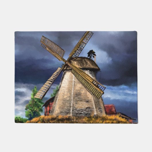 Niederlande Windmill Doormat Fußmatte (Vorderseite)