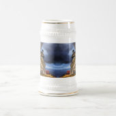Niederlande Windmill Landscape Beer Stein Bierglas (Mittel)