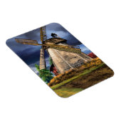 Niederlande Windmill Landscape Magnet (Rechte Seite)