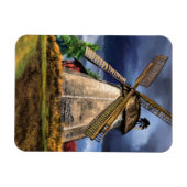 Niederlande Windmill Landscape Magnet (Horizontal)