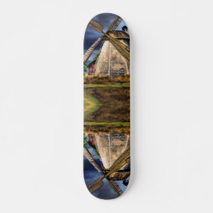 Niederlande Windmill Landscape Skateboard