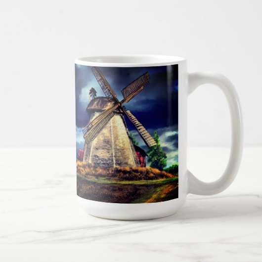 Niederlande Windmill Landscape Tasse (Rechts)
