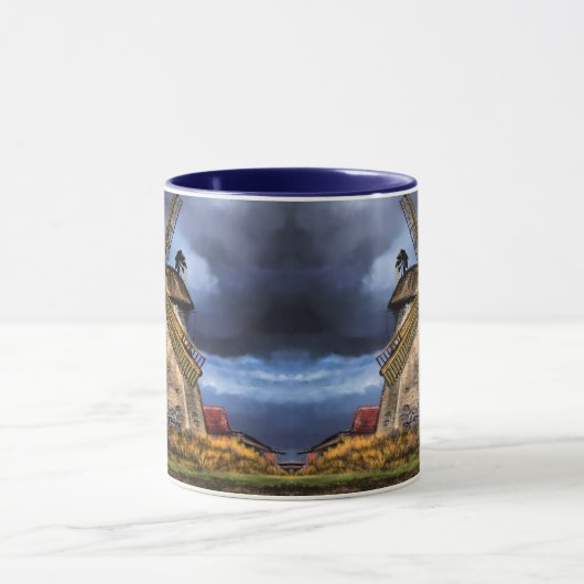 Niederlande Windmill Landscape Tasse (Zentrum)