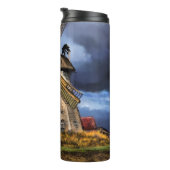 Niederlande Windmill Landscape Thermal Tumbler Thermosbecher (Nach rechts gedreht)