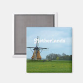 Niederlande Windmill Magnet (Vorderseite/Rückseite)