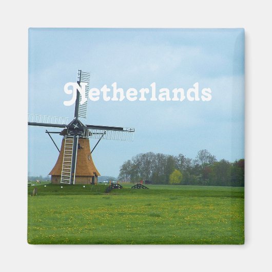 Niederlande Windmill Magnet (Vorne)
