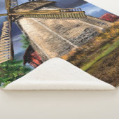 Niederlande Windmill Sherpa Blanket Sherpadecke (3/4)