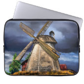 Niederlande Windmühle Landschaft Laptop-Sieb Laptopschutzhülle (Vorderseite)