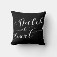 Niederländisch am Herz Throw Cushion, Holland