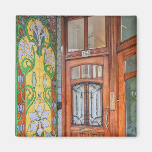 Niederländisch Art Nouveau Door Magnet