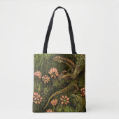 Niederländisch Art Nouveau Lizard und Wildblumen Tasche (Vorderseite)