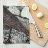 Niederländisch Art Nouveau Robin Bird im Winter Geschirrtuch (Viertel Falte)