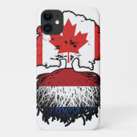 Niederländisch Canadian Canada Tree Roots Flag