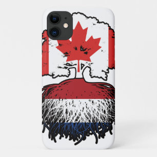 Niederländisch Canadian Canada Tree Roots Flag Case-Mate iPhone Hülle