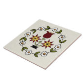 Niederländisch Country Folk Floral Fliese (Seite)