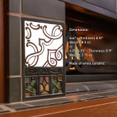 Niederländisch Delft Amber Repro Backsplash Kitche Fliese