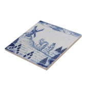 Niederländisch Delft Tile Antique Reproduction-22 Fliese (Seite)