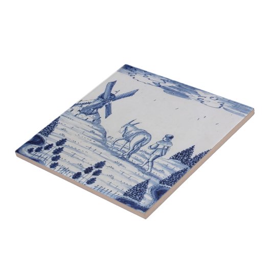 Niederländisch Delft Tile Antique Reproduction-22 Fliese (Seite)