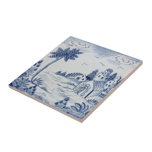 Niederländisch Delft Tile Antique Reproduction-24 Fliese (Seite)