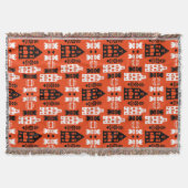 Niederländisch Folk Art Print Decke (Vorderseite)