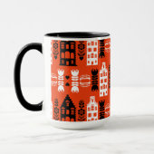 Niederländisch Folk Art Print Tasse (Links)
