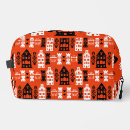 Niederländisch Folk Art Print Waschbeutel