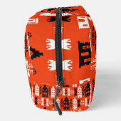 Niederländisch Folk Art Print Waschbeutel (Rechts)