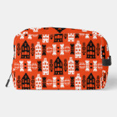 Niederländisch Folk Art Print Waschbeutel (Rückseite)