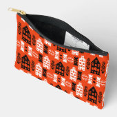 Niederländisch Folk Art Print Zubehörtasche (Offen)