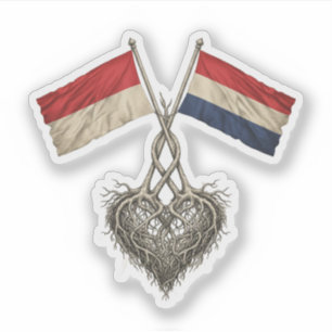 Niederländisch Indonesisch Aufkleber