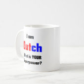 niederländisch kaffeetasse (Vorderseite Links)
