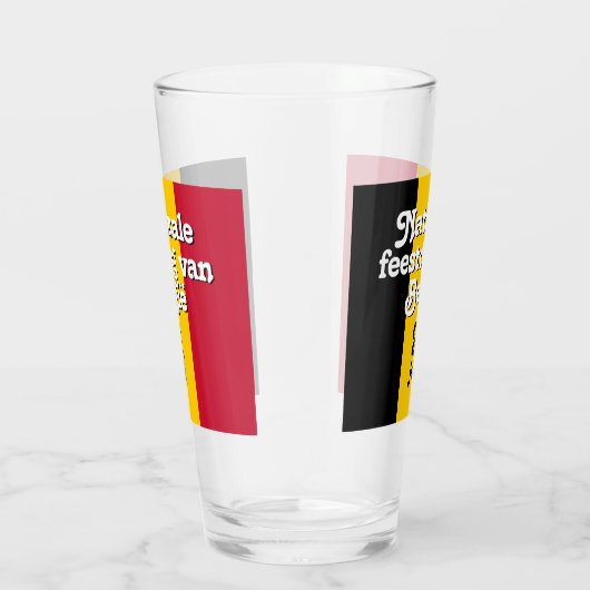 Niederländisch Nationale feestdag van België belgi Glas (Rechts)