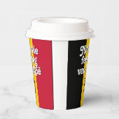Niederländisch Nationale feestdag van België belgi Pappbecher (Rechts)
