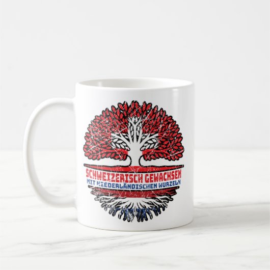 Niederländisch Schweizer Kaffeetasse (Links)