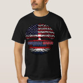 Niederländisch USA USA Vereinigte Staaten T-Shirt (Vorderseite)
