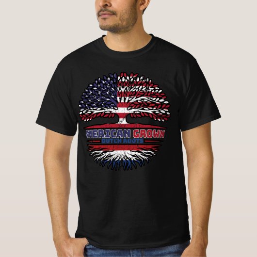 Niederländisch USA USA Vereinigte Staaten T-Shirt (Vorderseite)
