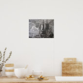 Niederländisch V.O.C. Schiff auf See bei Sunrise P Poster (Küche)